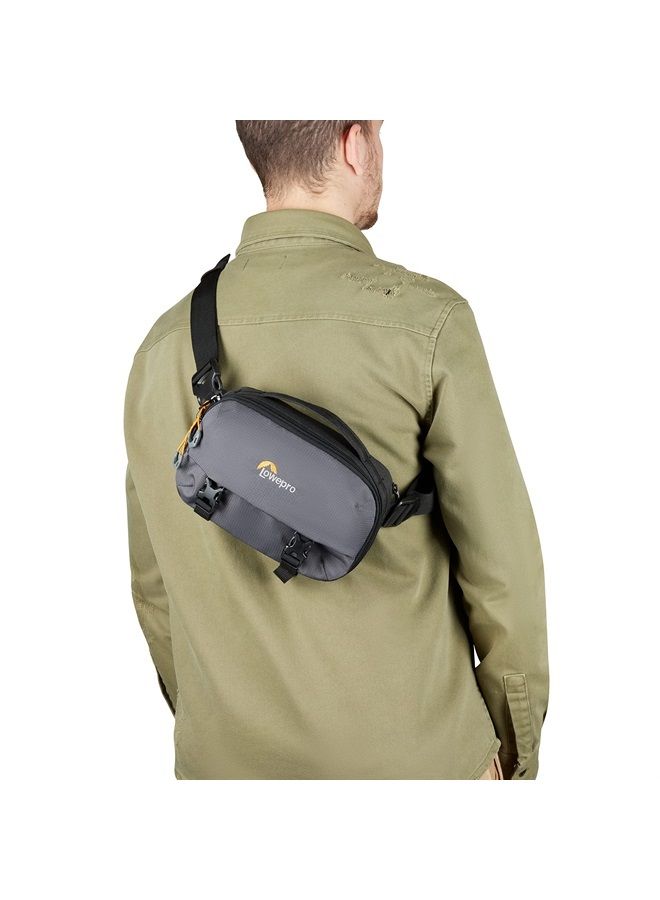 Lowepro Trekker Lite Hp 100, Compact Camera Backpack with Tablet Pocket, Camera Bag for Crop-Sensor Mirrorless Cameras, Ultracinch Compression System, Grey - Image 5