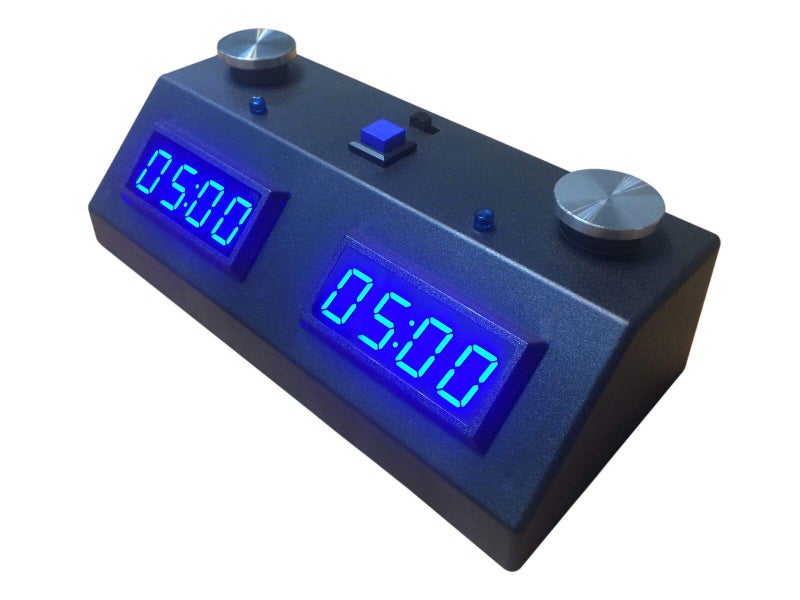 ZmartFun II Digital Chess Clock - Black/Blue - Image 4