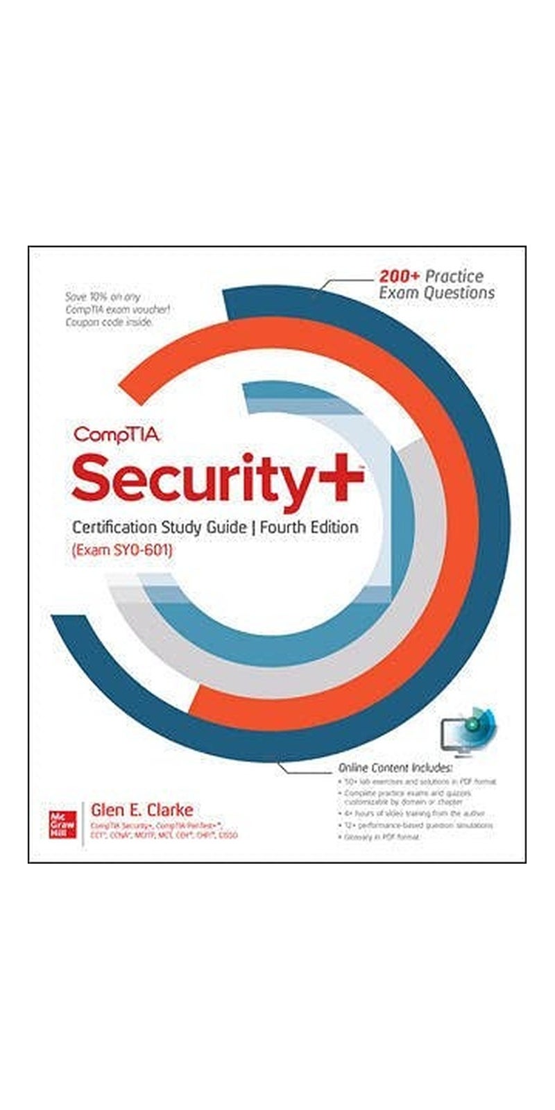 CompTIA Security+ Certification Study Guide, Fourth Edition (Exam SY0-601) | Authored by Glen E. Clarke | Paperback | Published by McGraw-Hill Education