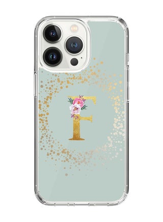 Classic Clear Case For iPhone 15 Pro, Hybrid Soft Case Thin Cover- Custom Monogram Initial Letter Floral Pattern Alphabet - F(Light Green) - pzsku/Z773ABAD77BC51E4460B2Z/45/_/1704350757/4c65d228-c55c-4088-9cf2-43af6661f798