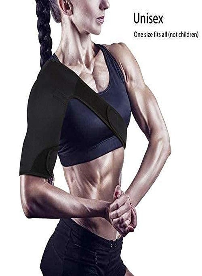 WROXTY Shoulder Support Pain Stretch Strap Wrap Belt for Men Back Ac Joint Shoulder Support for Pain, Dislocated Sholder Adjustable Fits Left And Right Arm - Image 4