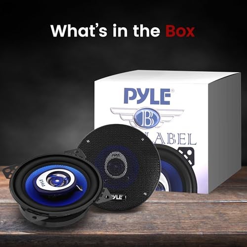 Pyle 6” x 8” Car Sound Speaker (Pair) - Upgraded Blue Poly Injection Cone 3-Way 360 Watts w/ Non-fatiguing Butyl Rubber Surround 70 - 20Khz Frequency Response 4 Ohm & 1" ASV Voice Coil - Pyle PL683BL - Image 2