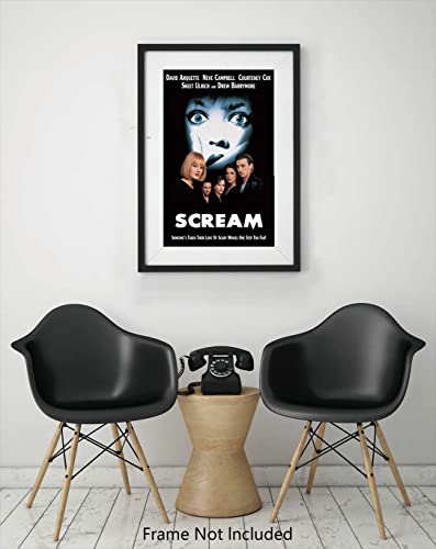 FatCat Wall Graphics Scream - 1996 Movie Poster Frameless Gift 12 x 18 inch（30cm x 46cm）-LT-071 - Image 5