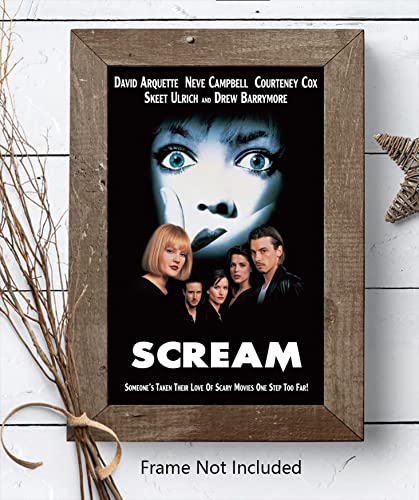 FatCat Wall Graphics Scream - 1996 Movie Poster Frameless Gift 12 x 18 inch（30cm x 46cm）-LT-071 - Image 4