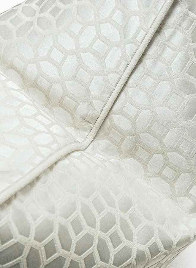 KNOT HOME Cushion Cillian Bianca (with filler) Pillow Knot Home Cover Set for Modern Sofa Contemporary Living Room Bedroom and Office Soft Washable