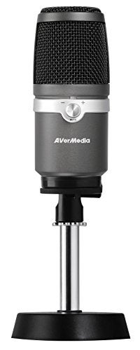 AVerMedia USB Multipurpose Microphone, for Recording, Streaming or Podcasting (AM310), 6.1" x 2.9" x 2.9" - Image 2