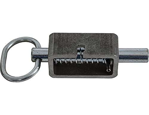 Buyers Products Company Buyers Products B2598LP Weld -On 5/8" Spring Latch Assembly with Plain Tube and 1.31" Extended Plunger, Heat Treated Pin, Utility Gate Latch, Trailer Latch - Image 3