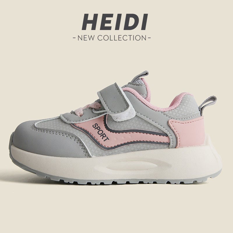 Mesh Sneakers Lightweight Flexible Sole Walking Shoes For Kids Indoor And Outdoor Activities - Image 1