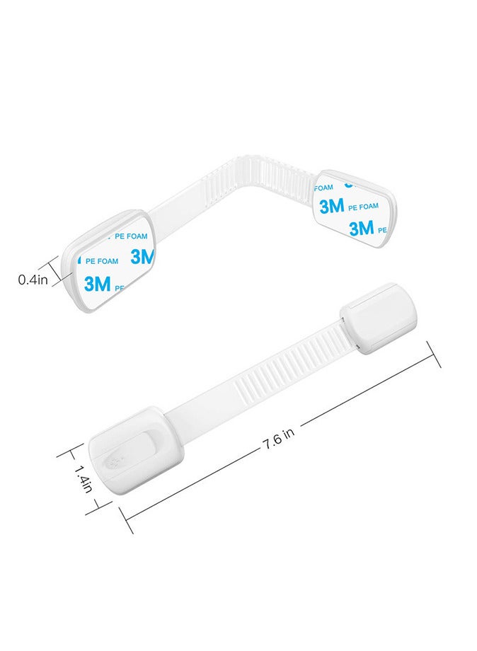 6-Piece Baby Safety Locks With Adjustable Strap and Latch System - Image 2
