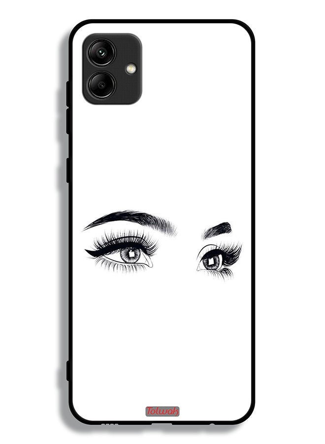 Tolwak Samsung Galaxy A04e Protective Case Cover Eyes Art - Image 1