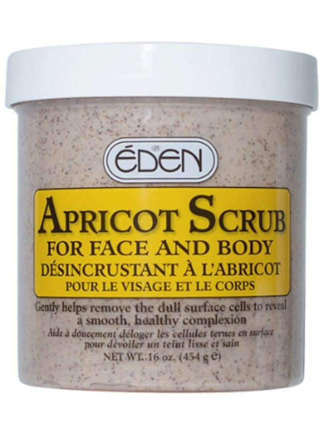 Eden Apricot Scrub for Face and Body 454 g 