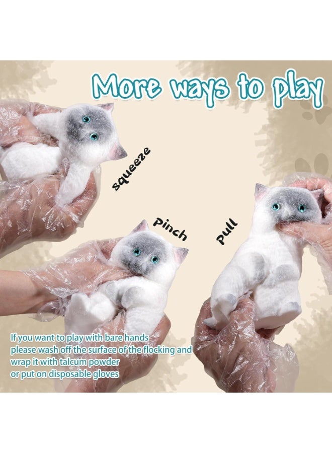 Soft Cat Squishy Stress Relief Toy for Kids & Adults, Squeeze Fidget Dumpling Cat - Image 5