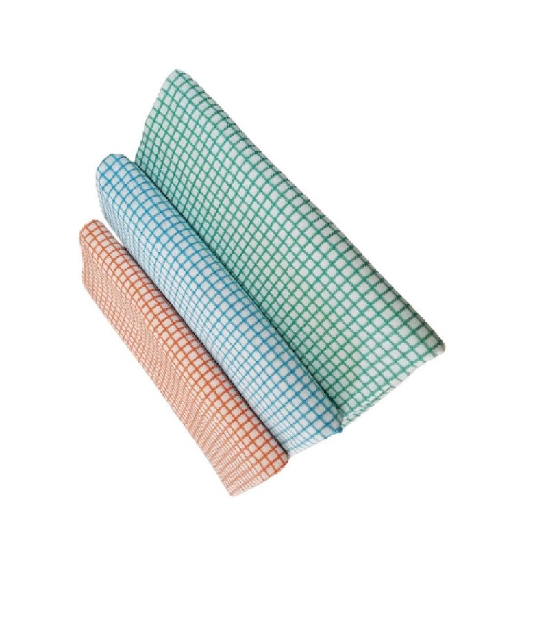 Cotton Colors Color Checked Cotton Bath Towel, Full Size (30x60inch) 200gsm, Pack of 4_HA105  - Image 2