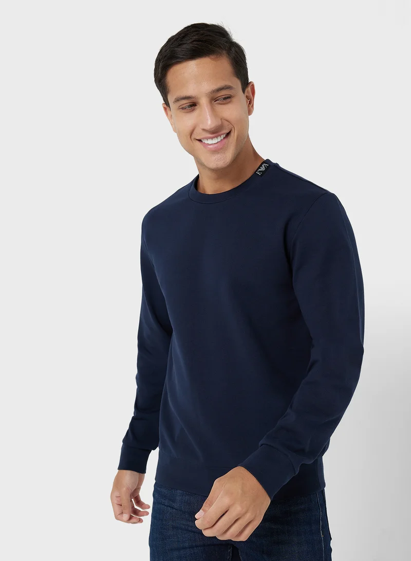 EMPORIO ARMANI CREW NECK SWEATSHIRT