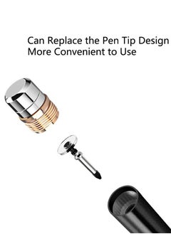 fonken Universal Stylus Pens for Touch Screens, Sensitivity & Precision Stylus with Magnetic Suction Pen Cap, Capacitive Stylus for iPad iPhone All Universal Touch Screen Devices Writing Drawing (Black)  - Image 2