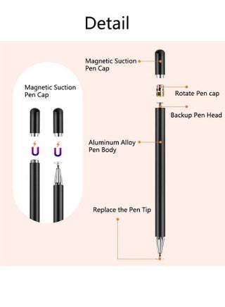 fonken Universal Stylus Pens for Touch Screens, Sensitivity