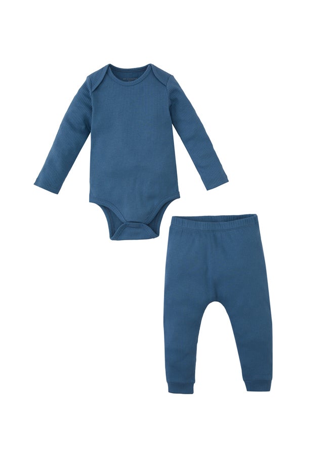 DeFacto - Babyboy Regular Fit Bike Neck Long Sleeve New Born Knitted Set -2 Pieces - Image 1