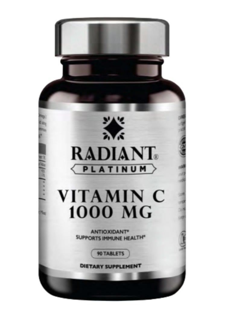 Radiant Platinum Vitamin C 1000mg 90 Tabs