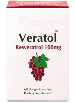 JP Neutraceuticals Veratol 100 mg 60 capsules  - Image 2