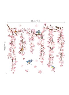 Cherry Blossom Flower Vine Wall Decals Hanging Floral Tree Branch Birds Wall Stickers Living Room Bedroom Office Wall Decor - pzsku/Z773B717FA08981A18B38Z/45/_/1735214528/9834c1a1-0088-4586-bc3e-1817762dd5ef