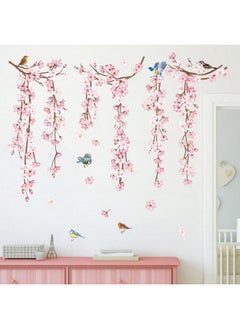 Cherry Blossom Flower Vine Wall Decals Hanging Floral Tree Branch Birds Wall Stickers Living Room Bedroom Office Wall Decor - pzsku/Z773B717FA08981A18B38Z/45/_/1735214536/e172c679-4c72-431c-9d28-10d7ba52112b