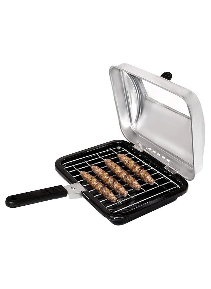 روكي شواية محمولة من الفولاذ المقاوم للصدأ - تصميم صغير الحجم - Image 1