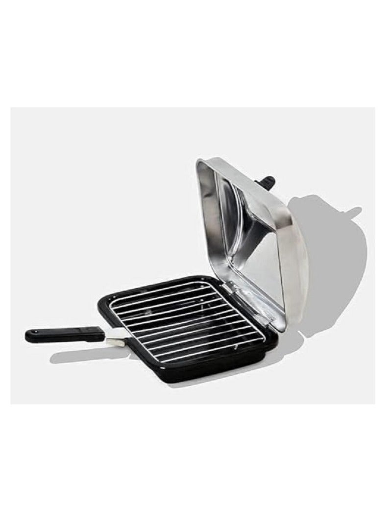 روكي شواية محمولة من الفولاذ المقاوم للصدأ - تصميم صغير الحجم - Image 2