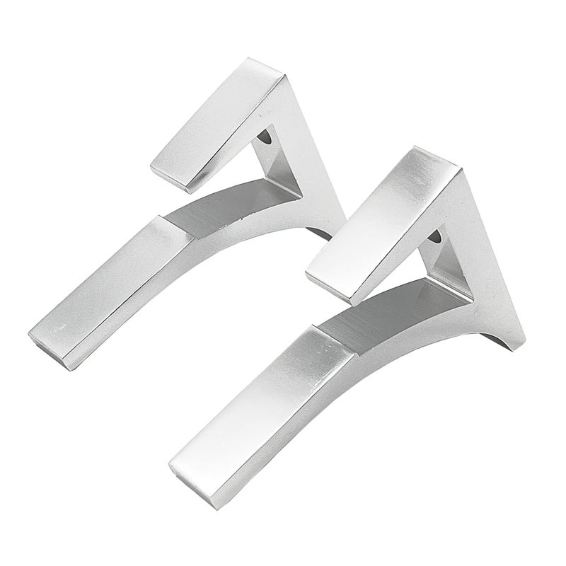CRL Chrome - Aluminum Glass Shelf Bracket for 3/8 to 1/2 glass - Image 5