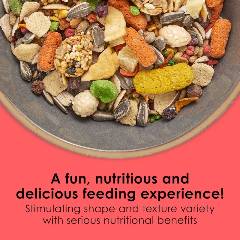 Kaytee Fiesta Conure Food, Nutritious and Fun Blend, Supports Skin, Feather, Digestion, Brain and Heart Health, 4.5 pounds - Image 2