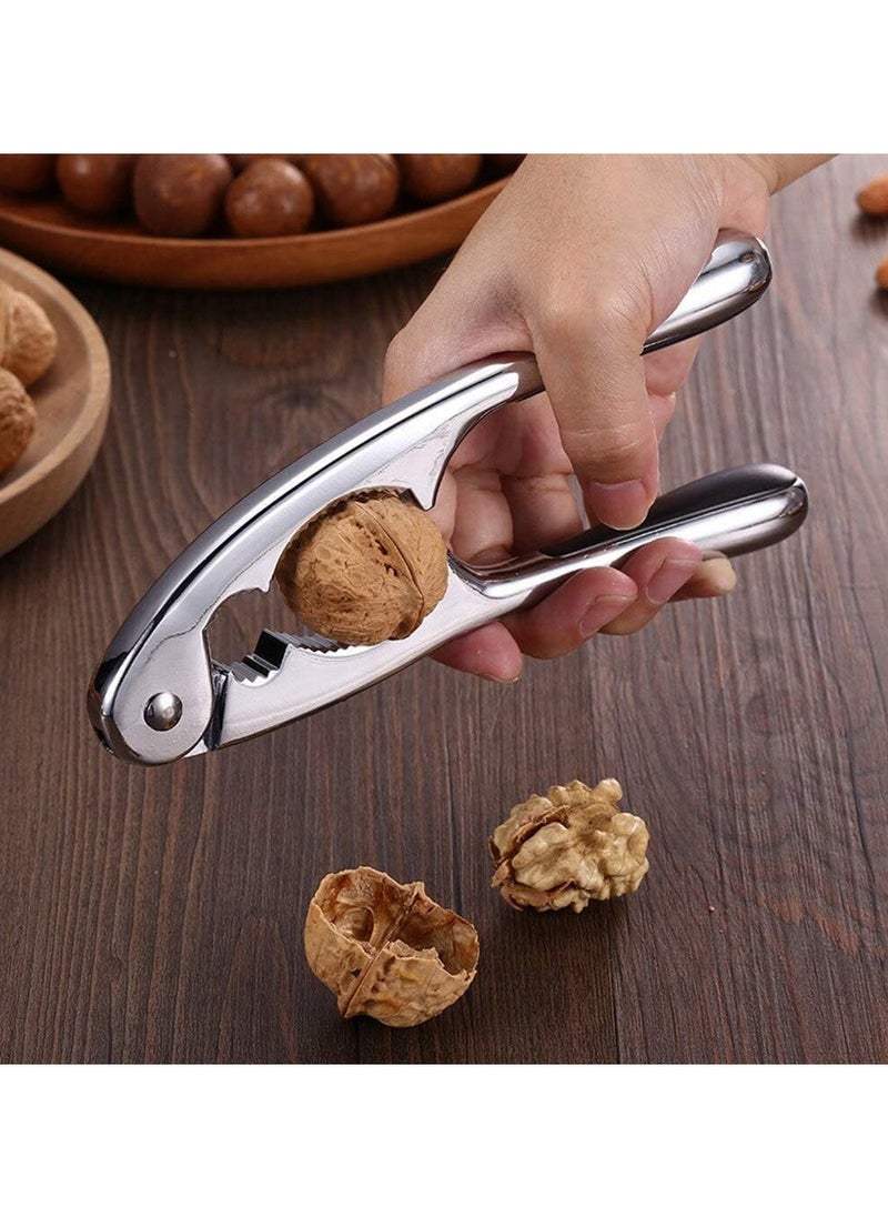 Generic - 4-in-1 Stainless Steel Kitchen Set  2 potato peelers With two different shapes,  Nut Cracker, and Lemon Squeezer. - Image 1