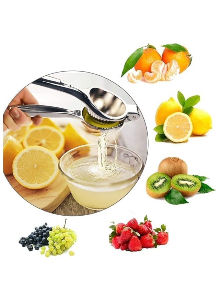 Generic - 4-in-1 Stainless Steel Kitchen Set  2 potato peelers With two different shapes,  Nut Cracker, and Lemon Squeezer. - Image 1