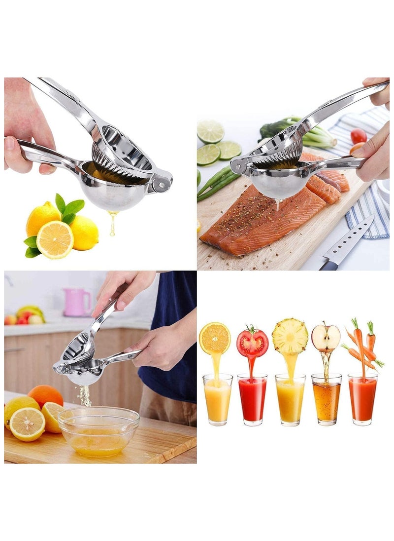 Generic - 4-in-1 Stainless Steel Kitchen Set  2 potato peelers With two different shapes,  Nut Cracker, and Lemon Squeezer. - Image 1