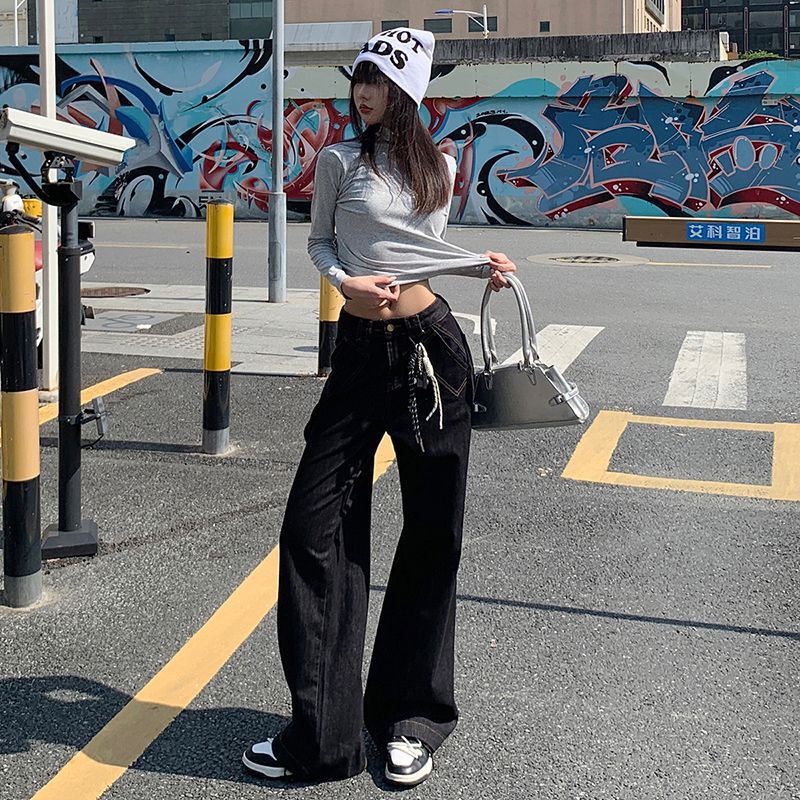 Unisex Classic Denim Jeans Loose Fit Daily Outdoor Wear - Image 3