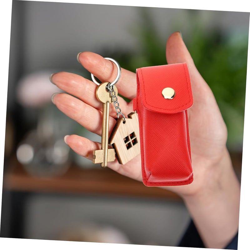 Lipstick Holder Keychain Portable Pouch for Lipstick Storage for Travel Hiking and Camping Compact Lightweight Design for Easy Carrying - Image 4