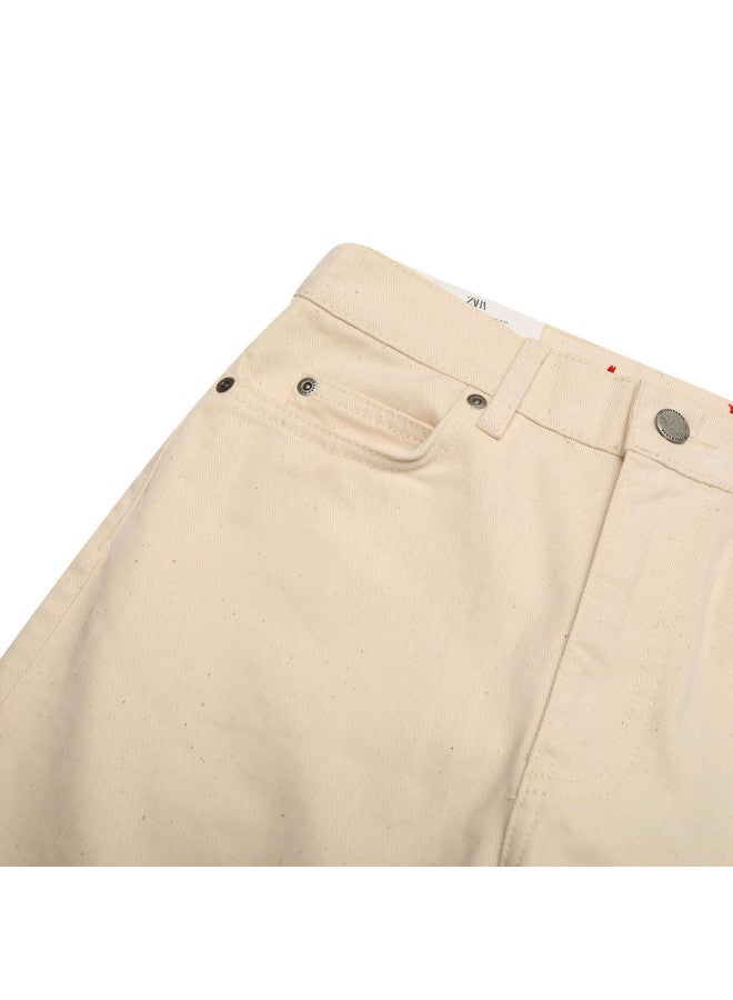 Zara women's Pure Cotton Casual Versatile Comfort Pants - Image 5
