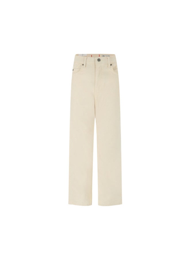 Zara women's Pure Cotton Casual Versatile Comfort Pants - Image 2