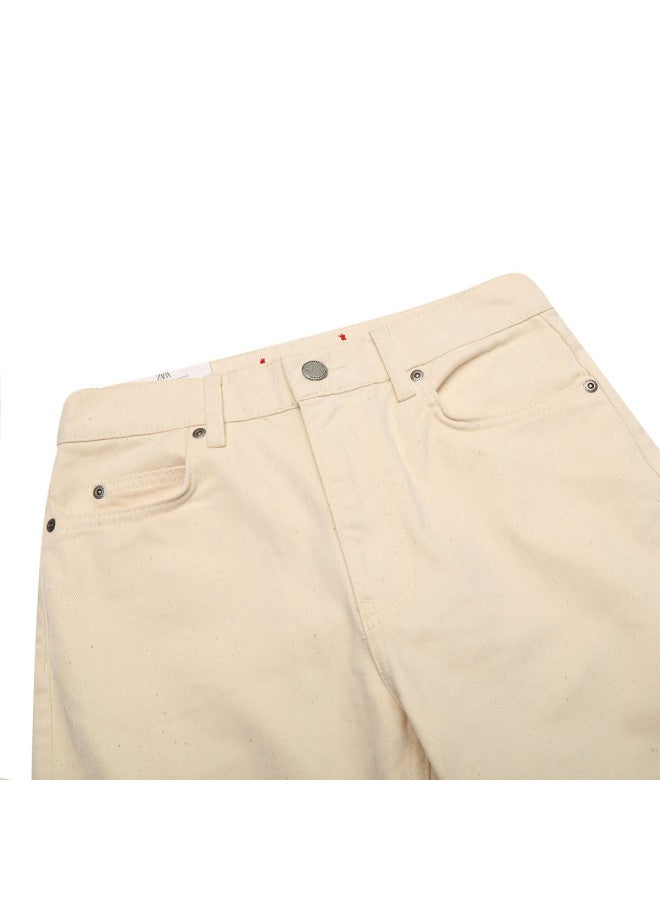 Zara women's Pure Cotton Casual Versatile Comfort Pants - Image 4