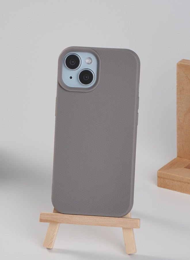 شيبشيب جراب هاتف بملمس الجلد الصناعي متوافق مع آيفون 15 بلس، نحيف من مادة TPU الناعمة، ومقاوم للصدمات لحماية مثالية. - Image 3