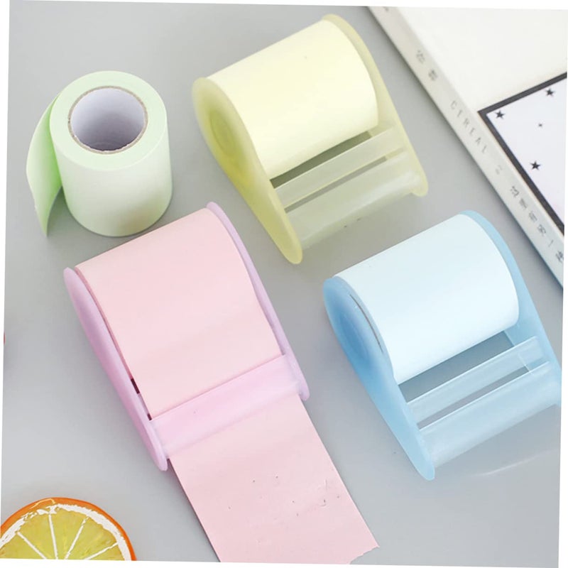 Light Green Removable Decorative Sticker Tapes Multi Function Memo Note Rolls With Refill Pads - Image 4