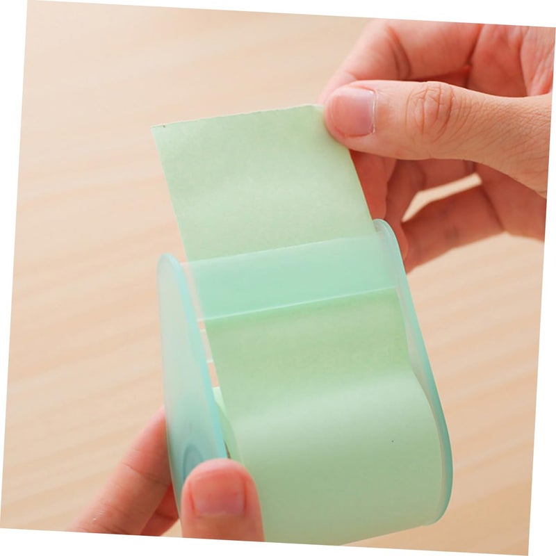 Light Green Removable Decorative Sticker Tapes Multi Function Memo Note Rolls With Refill Pads - Image 5