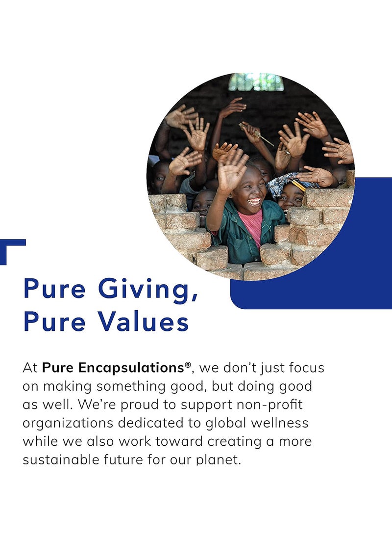 Pure Encapsulations - Biotin 8 Mg Hypoallergenic B Vitamin Supplement 60 Capsules - Image 1