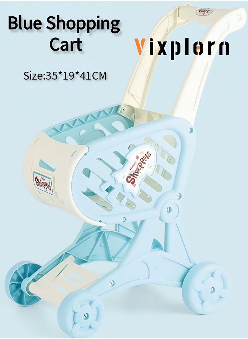 Vixplorn - Baby shopping trolley, baby's first ‘mini-mart’, play and learn, unlock the little life, easy to install, parent-child interaction. - Image 1