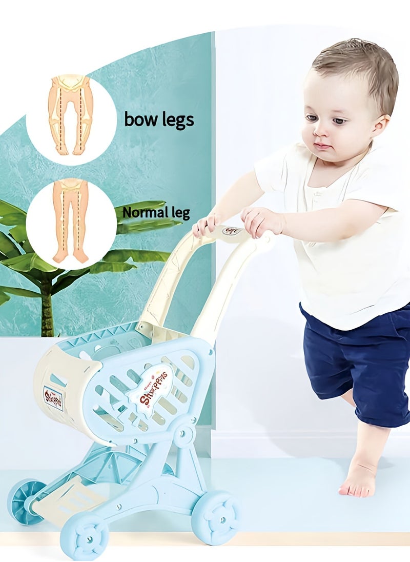Vixplorn - Baby shopping trolley, baby's first ‘mini-mart’, play and learn, unlock the little life, easy to install, parent-child interaction. - Image 1