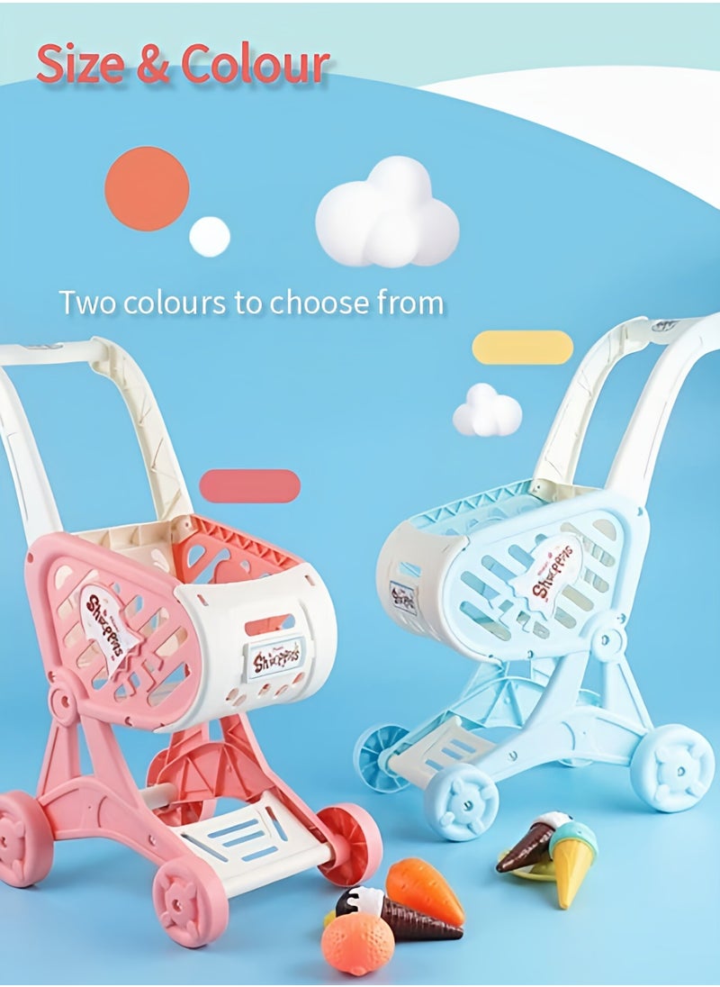 Vixplorn - Baby shopping trolley, baby's first ‘mini-mart’, play and learn, unlock the little life, easy to install, parent-child interaction. - Image 1