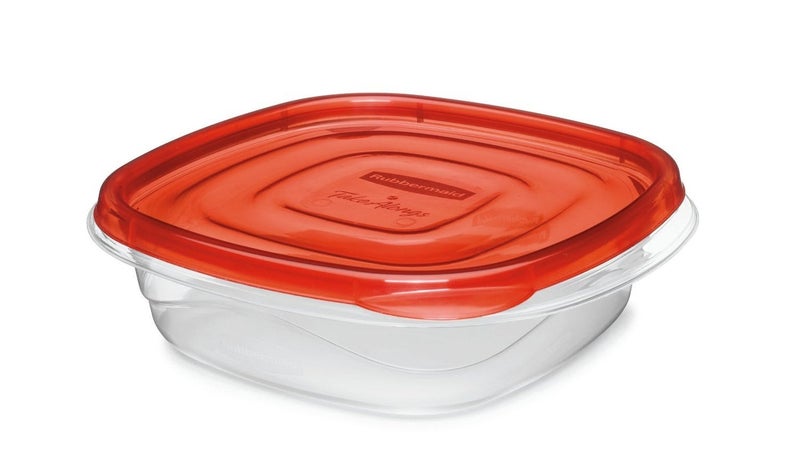 Rubbermaid TakeAlongs Sandwich Food Storage Containers, 2.9 Cup, Tint Chili, 4 Count - Image 2