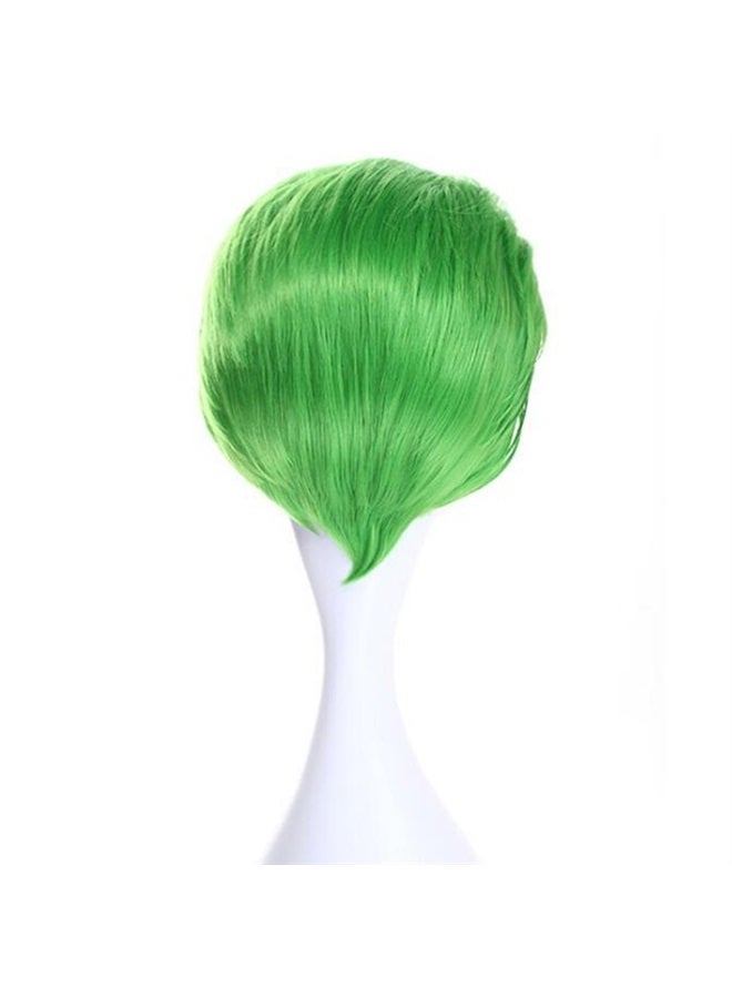 IMISSU Cartoon Characters Long Curly Cosplay Wig Party Costume Wigs for Halloween & Christmas (Green) - Image 4