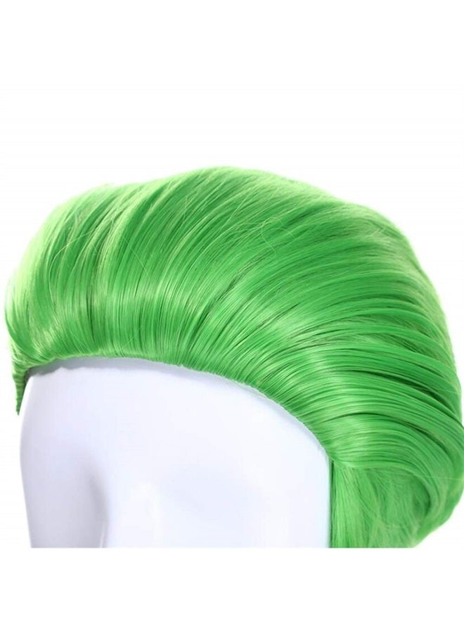 IMISSU Cartoon Characters Long Curly Cosplay Wig Party Costume Wigs for Halloween & Christmas (Green) - Image 5