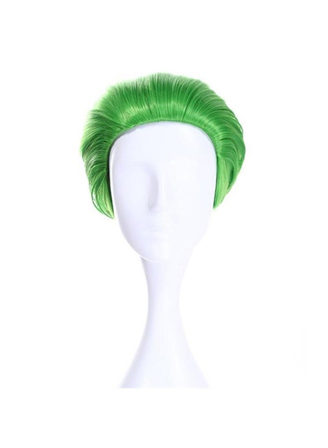 IMISSU Cartoon Characters Long Curly Cosplay Wig Party Costume Wigs for Halloween & Christmas (Green) - Image 2