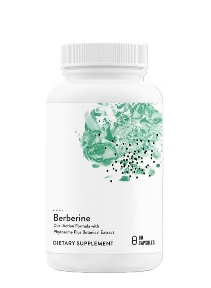 Berberine-500 With Thorne Research - Botanical Compound To Support Sugar Metabolism - 60 Capsules - Image 1