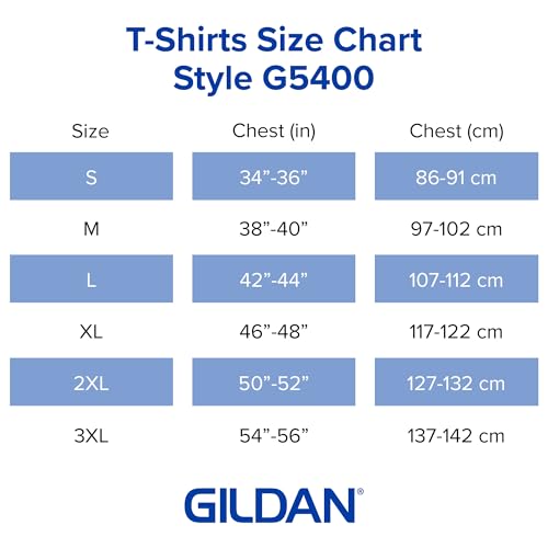 Gildan Men's Heavy Cotton Long Sleeve T-Shirt, Style G5400, 2-Pack, Gold, Large - Image 5